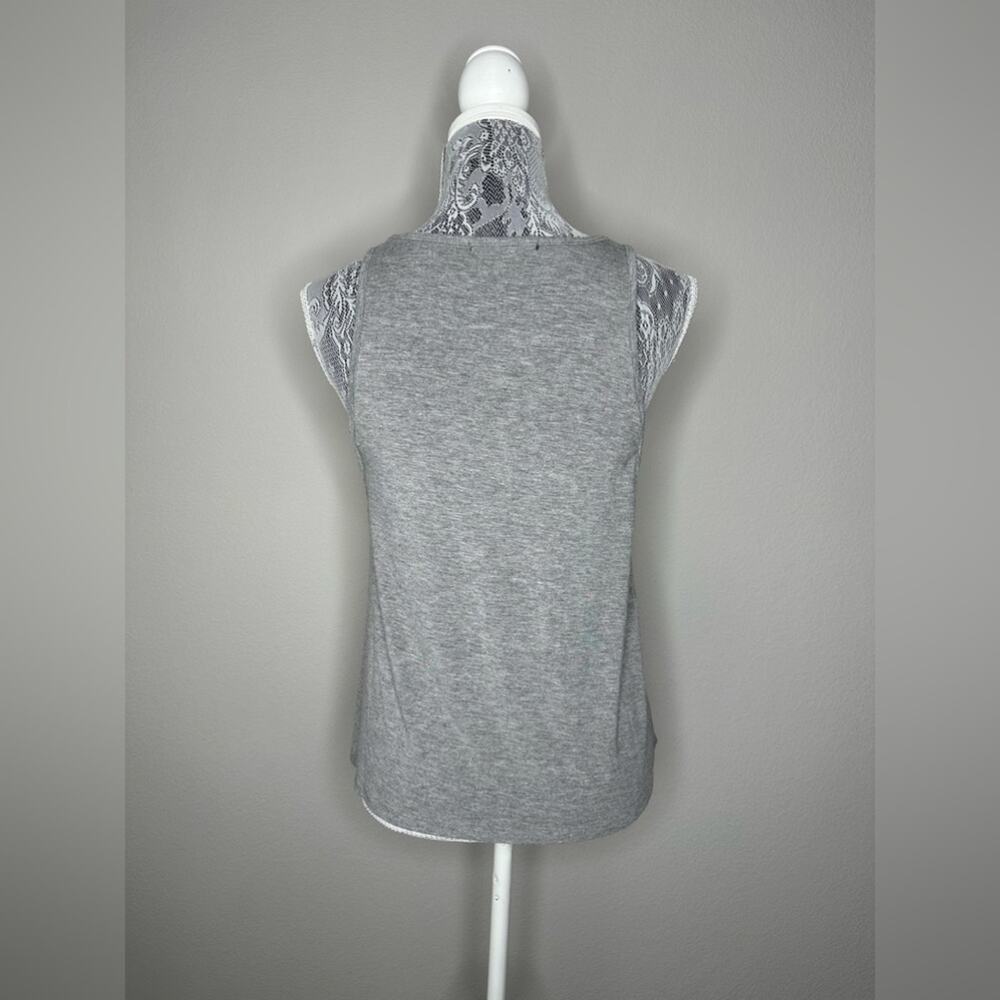 BEBE Bundle of 2 Strappy Side Workout Athleisure Tank Tops Grey Black Size Small - Picture 3 of 7